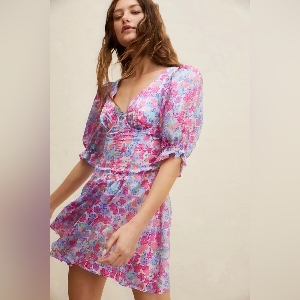 New For Love & Lemons Angie Mini Dress / Size XS